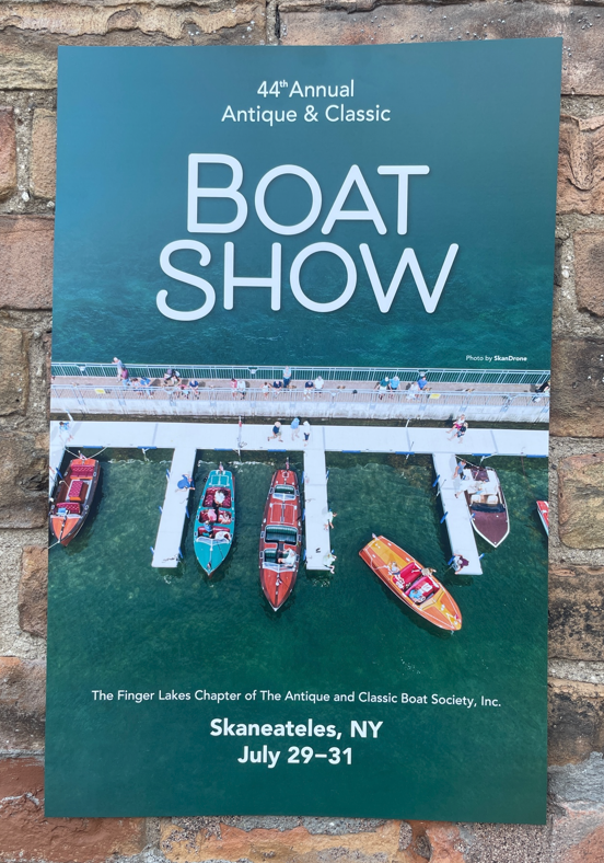 2022 Boat Show Poster Skaneateles